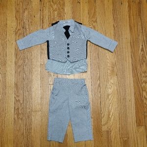 *sold*Kenneth Cole Reaction 4 Piece Suit 12 month